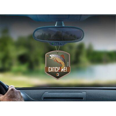 Delphin CatchME! TRUITE - Freedom Gray - Car air freshener - Publicité Delphin CatchME! TRUITE - Freedom Gray - Car air freshener - Publicité