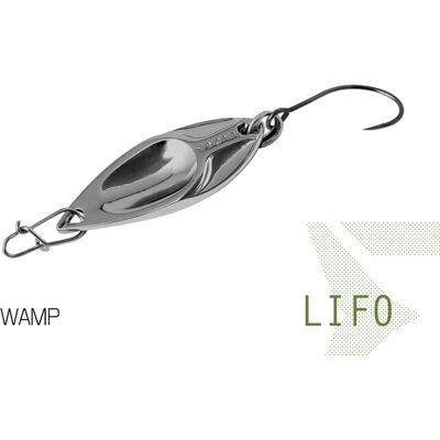 Delphin - LIFO - 5g - Silver/Gray - Spoon lure - Publicité Delphin - LIFO - 5g - Silver/Gray - Spoon lure - Publicité