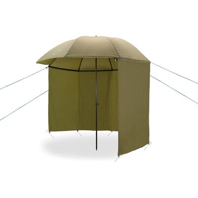 Delphin MONZUN Master 250cm Gris - Parapluie - Publicité Delphin MONZUN Master 250cm Gris - Parapluie - Publicité