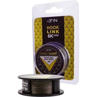 Delphin - HOOKLINE 6K - Gris - 25lbs - Ligne tressée de pêche - Publicité Delphin - HOOKLINE 6K - Gris - 25lbs - Ligne tressée de pêche - Publicité