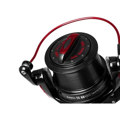 Delphin RAYA 55 Y cuerpo - Carrete de pesca resistente con Quick Drag Delphin RAYA 55 Y cuerpo - Carrete de pesca resistente con Quick Drag