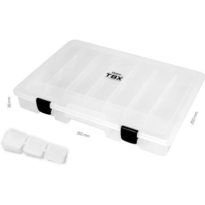 Delphin TBX One 350-8P Clip 350x250x38 mm - Boîte - Publicité Delphin TBX One 350-8P Clip 350x250x38 mm - Boîte - Publicité