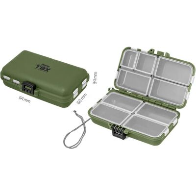 Delphin - TBX Duo 114-9P - Vert - 7 compartiments - Box - Publicité Delphin - TBX Duo 114-9P - Vert - 7 compartiments - Box - Publicité