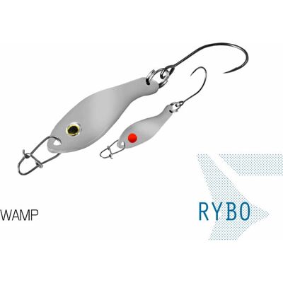 Delphin - RYBO - Argent - 0.5g - spoon lure - Publicité Delphin - RYBO - Argent - 0.5g - spoon lure - Publicité