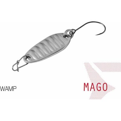 Delphin MAGO - 2g - 2,4cm - hameçon n°8 - leurre de pêche - Publicité Delphin MAGO - 2g - 2,4cm - hameçon n°8 - leurre de pêche - Publicité