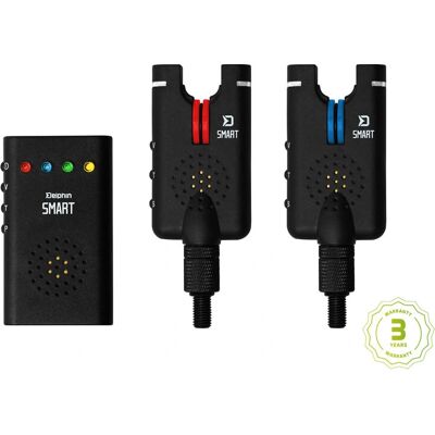 Ensemble d'Alarmes de Mordeur Smart Delphin - Noir, Argent, Marine, Turquoise - Alarme Électronique de Pêche - Publicité Ensemble d'Alarmes de Mordeur Smart Delphin - Noir, Argent, Marine, Turquoise - Alarme Électronique de Pêche - Publicité