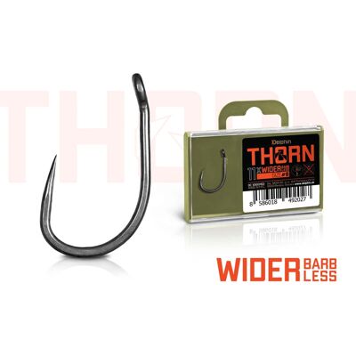 Delphin THORN Wider BarbLESS 11x Gris #8 Hameçon - Publicité Delphin THORN Wider BarbLESS 11x Gris #8 Hameçon - Publicité