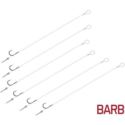 Delphin FLR Sting - 8cm - 0.22mm - BARB #8 - leader de pesca - fishing leader Delphin FLR Sting - 8cm - 0.22mm - BARB #8 - leader de pesca - fishing leader