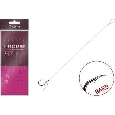 Delphin - FLR D-rig - 8 cm - 0,22 mm - Leader Delphin - FLR D-rig - 8 cm - 0,22 mm - Leader