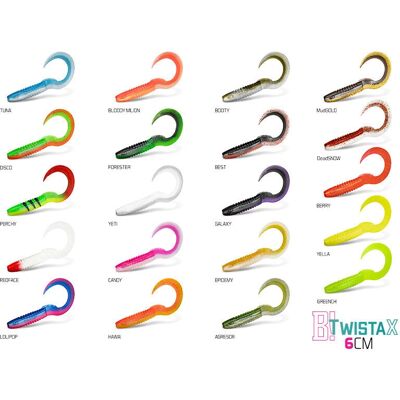 Delphin - TwistaX Eeltail - Beige - 6cm - Lure Delphin - TwistaX Eeltail - Beige - 6cm - Lure