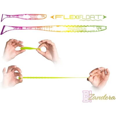 Delphin ZANDERA FlexiFLOAT UVs - 12 cm - Beige - Leurre - Publicité Delphin ZANDERA FlexiFLOAT UVs - 12 cm - Beige - Leurre - Publicité