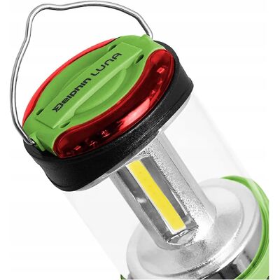 Lanterne de camping Delphin LUNA UC - Argent, Noir, Vert, Marron - Lampe de camping - Publicité Lanterne de camping Delphin LUNA UC - Argent, Noir, Vert, Marron - Lampe de camping - Publicité