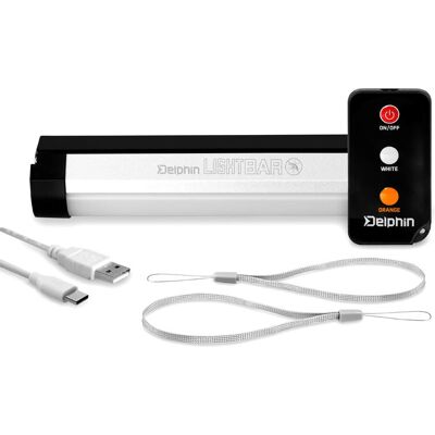 Lampe de camping rechargeable Delphin LightBAR UC - Multicolore, Télécommande - Publicité Lampe de camping rechargeable Delphin LightBAR UC - Multicolore, Télécommande - Publicité
