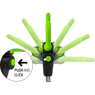 Delphin REAXE L - Vert - 17 cm - Support de mangeoires - Publicité Delphin REAXE L - Vert - 17 cm - Support de mangeoires - Publicité
