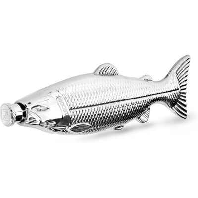 Delphin BOOST Flasque en acier inoxydable en forme de poisson - 140ml - Publicité Delphin BOOST Flasque en acier inoxydable en forme de poisson - 140ml - Publicité