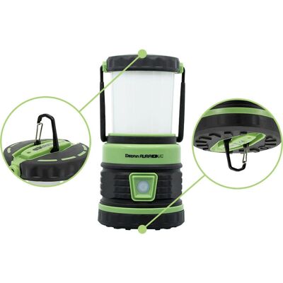 Lanternes de camping Delphin AURA+ UC rechargeable - 8,5W, Vert, Gris, Beige - Publicité Lanternes de camping Delphin AURA+ UC rechargeable - 8,5W, Vert, Gris, Beige - Publicité