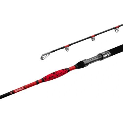 Delphin DANGER CatFISH - Caña de pesca potente - 285cm, 350g Delphin DANGER CatFISH - Caña de pesca potente - 285cm, 350g