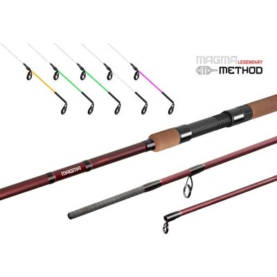 MAGMA - LEGEND4RY Method - 360cm - Grigio - Canne da pesca MAGMA - LEGEND4RY Method - 360cm - Grigio - Canne da pesca