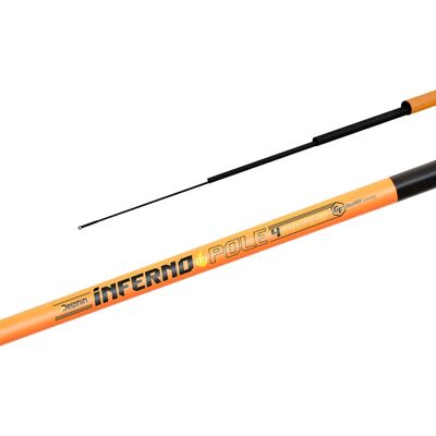 Delphin INFERNO - Pole - 3m - Gold - Fishing rod - Publicité Delphin INFERNO - Pole - 3m - Gold - Fishing rod - Publicité