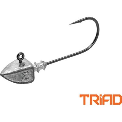 Delphin TRIAD - 12g-5/0 - Plata/Gris/Marrón/Rojo - Jig Head Delphin TRIAD - 12g-5/0 - Plata/Gris/Marrón/Rojo - Jig Head