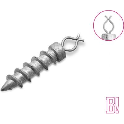 Delphin - B! - 2,0 g - Argent/Gris/Violette - plomb à visser pour pêche - Publicité Delphin - B! - 2,0 g - Argent/Gris/Violette - plomb à visser pour pêche - Publicité