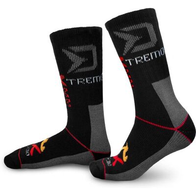 Delphin - XTREMO - Gris - 38-42 - Chaussettes thermiques - Publicité Delphin - XTREMO - Gris - 38-42 - Chaussettes thermiques - Publicité