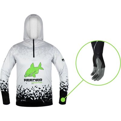 Delphin - UV ARMOR 50+ Reaxe - Sweat à capuche - Publicité Delphin - UV ARMOR 50+ Reaxe - Sweat à capuche - Publicité
