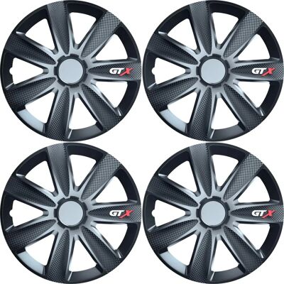 Versaco Capas de Roda 4 Pçs Preto Carbono 15" - Capas de Roda Versaco Capas de Roda 4 Pçs Preto Carbono 15" - Capas de Roda