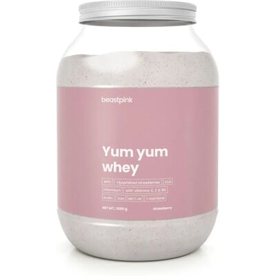 BeastPink Yum Yum Whey Truskawka Splash - Białko serwatkowe dla kobiet BeastPink Yum Yum Whey Truskawka Splash - Białko serwatkowe dla kobiet
