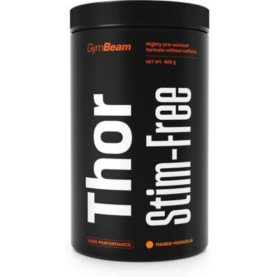 GymBeam - Thor Stim-free - Mango-Marakuja 420 g - Pre-allenamento GymBeam - Thor Stim-free - Mango-Marakuja 420 g - Pre-allenamento