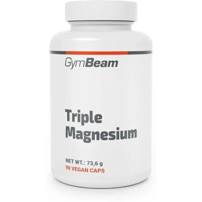 GymBeam Triple Magnesium Kapseln - Nahrungsergänzung für Nerven, Muskeln, Zähne - 90 Kapseln GymBeam Triple Magnesium Kapseln - Nahrungsergänzung für Nerven, Muskeln, Zähne - 90 Kapseln