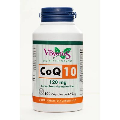 Vbyotics Coenzima Q10 100 Cápsulas - Suplemento Alimenticio Vbyotics Coenzima Q10 100 Cápsulas - Suplemento Alimenticio