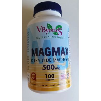 Vbyotics Magmax Citrato de Magnesio 500 mg - Suplemento dietético Vbyotics Magmax Citrato de Magnesio 500 mg - Suplemento dietético