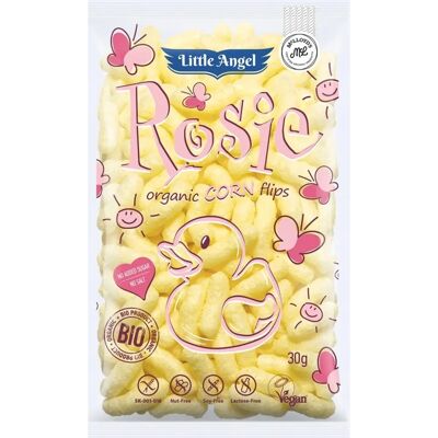 Chipsy kukurydziane organiczne Little Angel - Od 7 miesięcy - Bez glutenu Chipsy kukurydziane organiczne Little Angel - Od 7 miesięcy - Bez glutenu