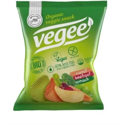 Vegee Organiczne Bezglutenowe Chipsy Warzywne - Zdrowa Przekąska Vegee Organiczne Bezglutenowe Chipsy Warzywne - Zdrowa Przekąska