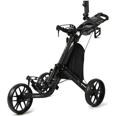 Snipergolf Shot 2.0 Black/Black - Cărucior de golf manual Snipergolf Shot 2.0 Black/Black - Cărucior de golf manual