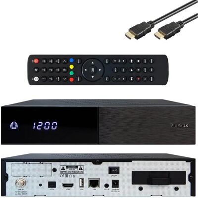 AB Com VON PULSe 4K - Satelliten-Receiver, UHD, Schwarz AB Com VON PULSe 4K - Satelliten-Receiver, UHD, Schwarz