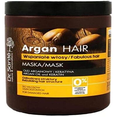 Masca pentru păr cu ulei de argan și keratină - Păr Deteriorat Masca pentru păr cu ulei de argan și keratină - Păr Deteriorat