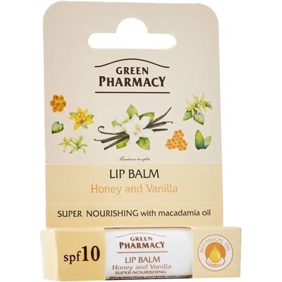 Green Pharmacy Honig Lippenbalsam - Nährstoffspflege SPF 10 Green Pharmacy Honig Lippenbalsam - Nährstoffspflege SPF 10