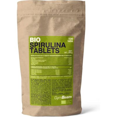 GymBeam Spirulina BIO Organiczne tabletki - Suplement diety GymBeam Spirulina BIO Organiczne tabletki - Suplement diety