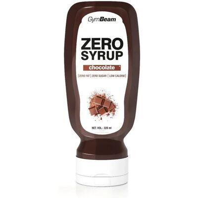 GymBeam Zero Syrup Schokoladen - Sirup zum Topping - 320ml GymBeam Zero Syrup Schokoladen - Sirup zum Topping - 320ml
