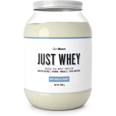 GymBeam Just Whey Protein - Bílá čokoláda & Kokos - 1000 g GymBeam Just Whey Protein - Bílá čokoláda & Kokos - 1000 g