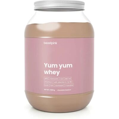 BeastPink Yum Yum Whey Proteina - Ciocolată Nuci - Pentru Femei BeastPink Yum Yum Whey Proteina - Ciocolată Nuci - Pentru Femei