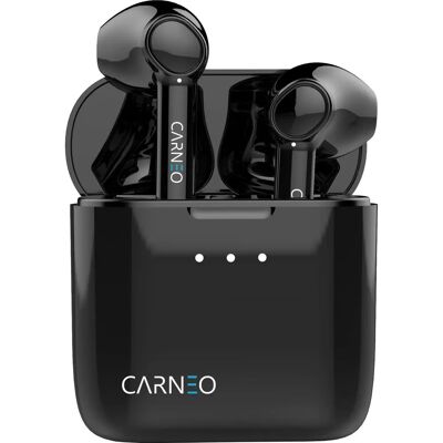 Écouteurs Bluetooth sans fil CARNEO S8 - Noir Écouteurs Bluetooth sans fil CARNEO S8 - Noir