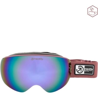 Lyžařské a snowboardové brýle Meatfly Ekko S Růžová - Lyžařské a snowboardové brýle Lyžařské a snowboardové brýle Meatfly Ekko S Růžová - Lyžařské a snowboardové brýle