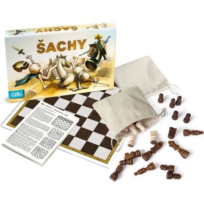 ALBI Šachy - Klasická dřevěná desková hra ALBI Šachy - Klasická dřevěná desková hra