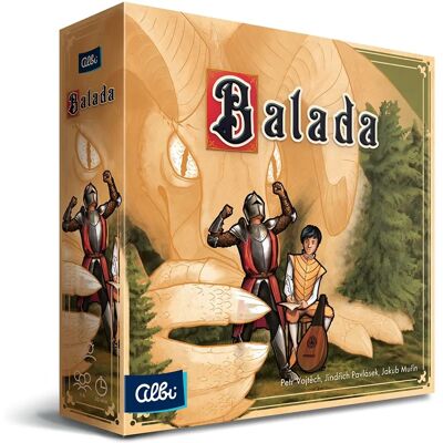 Albi Balada - Wielojęzyczna gra planszowa dla 1-6 graczy - od 8 lat Albi Balada - Wielojęzyczna gra planszowa dla 1-6 graczy - od 8 lat