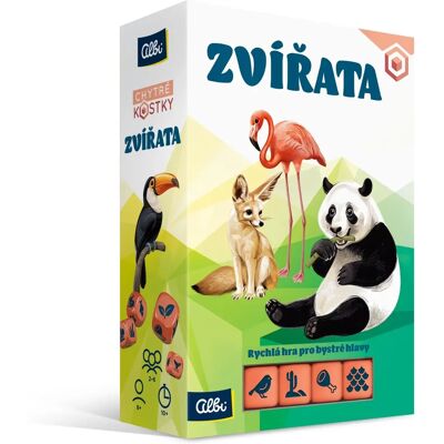 Albi Chytré kostky - Zvířata - Vzdělávací hra Albi Chytré kostky - Zvířata - Vzdělávací hra