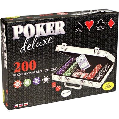 Luxusní pokerová sada Albi - 200 P50 žetonů - Autentický zážitek Luxusní pokerová sada Albi - 200 P50 žetonů - Autentický zážitek