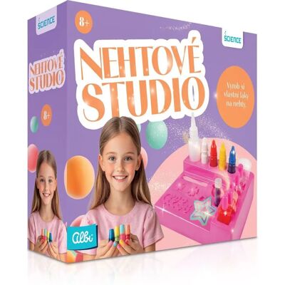 Sada na nehty ALBI - Lak na nehty, příslušenství a průvodce Sada na nehty ALBI - Lak na nehty, příslušenství a průvodce